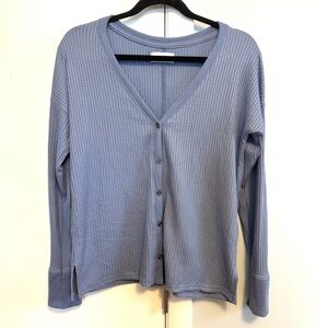 Abercrombie & Fitch Soft A&F Cozy Light Blue Knit Sweater